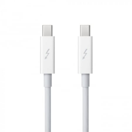 Cablu de date Apple Thunderbolt, 0.5 m, Alb, md862zm/a [0]