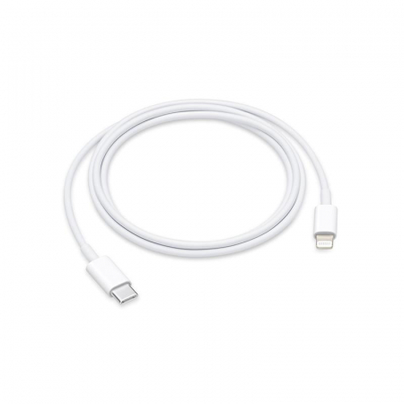 Cablu Lightning - Type C original Apple pentru transfer date si incarcare Fast Charge, 1m, Alb, MQGJ2ZM/A [0]