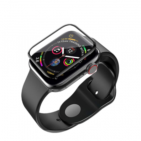Folie de sticla Next One Clear pentru Apple Watch, 44 mm, Aplicator inclus [6]