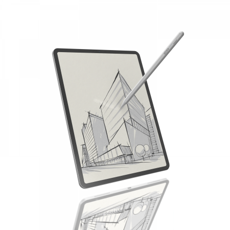Folie Next One cu aspect de hartie pentru Apple iPad Pro, 12.9 Inch, Aplicator inclus [1]
