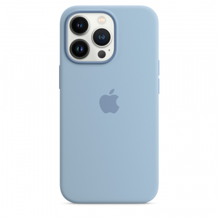 Husa Apple iPhone 13 Pro, Magsafe, Silicon, Blue Fog [2]
