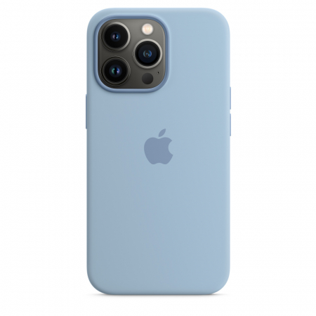 Husa Apple iPhone 13 Pro, Magsafe, Silicon, Blue Fog [0]
