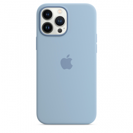 Husa Apple iPhone 13 Pro Max, Magsafe, Silicon, Blue Fog [3]