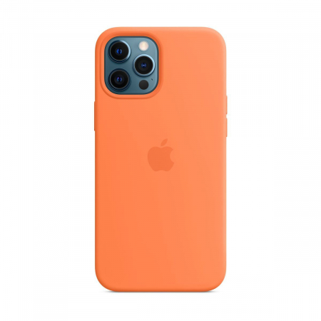 Husa din silicon Apple iPhone 12 Pro Max, MagSafe, Kumquat, MHL83ZM/A [3]