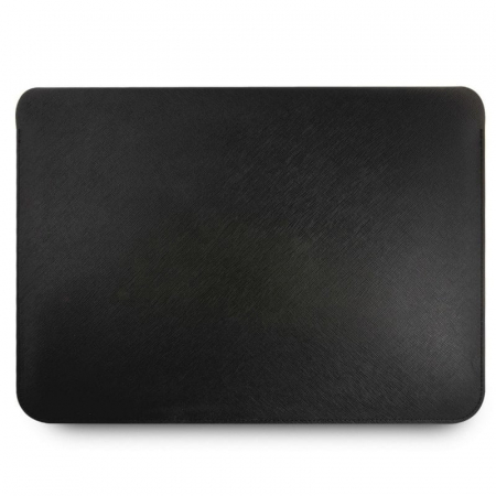 Husa Laptop 13 inch, Guess Saffiano, Negru, GUCS13PUSASBK [2]