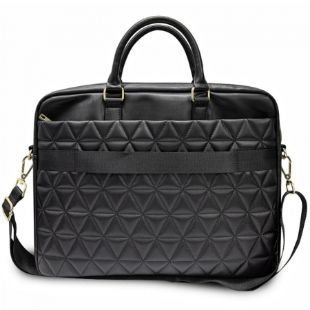 Husa Laptop Quilted, Guess, 15 Inch, Neagra, GUCB15QLBK [2]