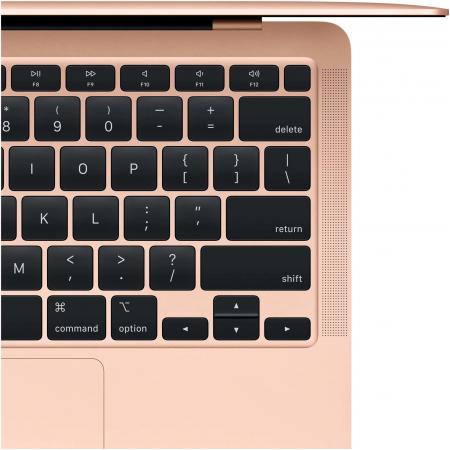 Laptop Apple MacBook Air 13-inch, procesor Apple M1, 8 nuclee CPU si 7 nuclee GPU, 8GB RAM, SSD 256GB, True Tone, Gold [2]