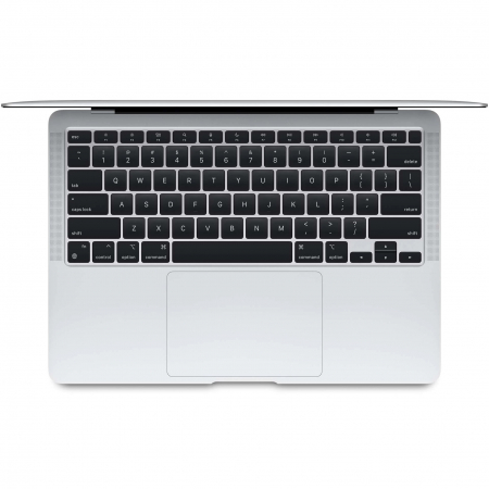 Laptop Apple MacBook Air 13-inch, procesor Apple M1, 8 nuclee CPU si 7 nuclee GPU, 8GB RAM, SSD 256GB, True Tone, Silver [1]