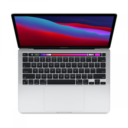 MacBook Pro 13.3", procesor Apple M1, 8 nuclee CPU si 8 nuclee GPU, 8GB, 256GB SSD, Silver, INT KB [2]
