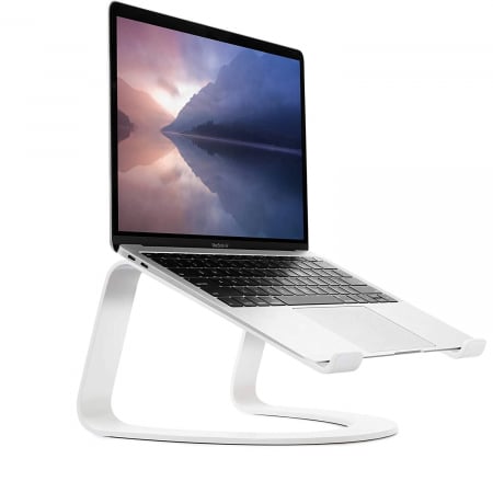 Stand Twelve South Curve SE pentru MacBook, Aluminiu, Alb [0]