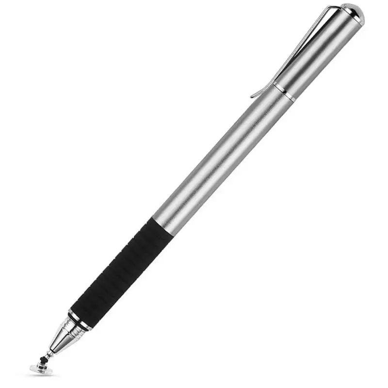 Stylus Touch Pen Universal, SmartGSM, Negru/Argintiu [0]