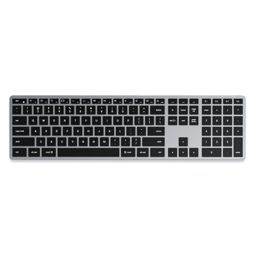 Tastatura Wireless Satechi Slim X3, Bluetooth, Space Grey [0]