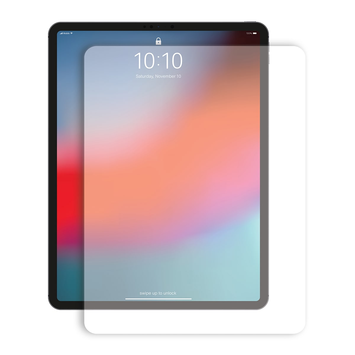Amuse Malignant sunset Folie de sticla Next One pentru Apple iPad Pro 2, 11 Inch, Aplicator inclus