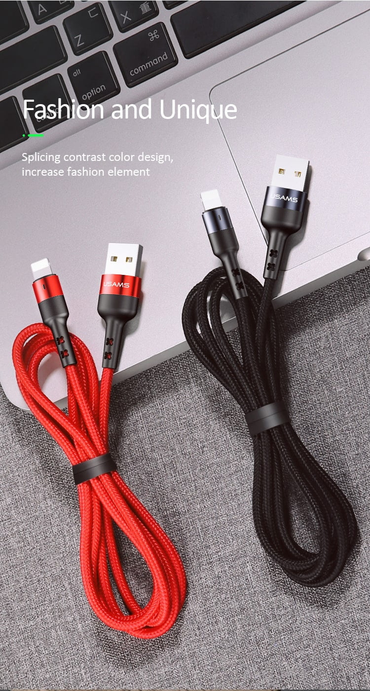 Cablu Lightning-USB, Usams U26, 1m