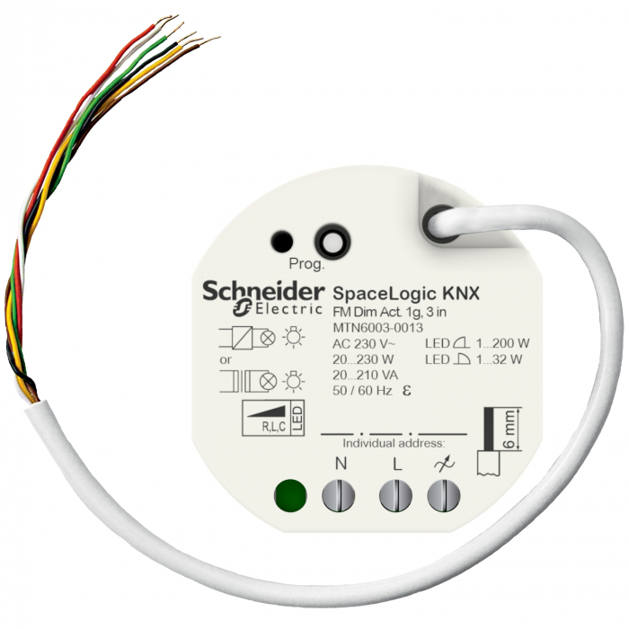 Actuator ST dimare SpaceLogic KNX 3 intrari binare Schneider  MTN6003-0013 [1]