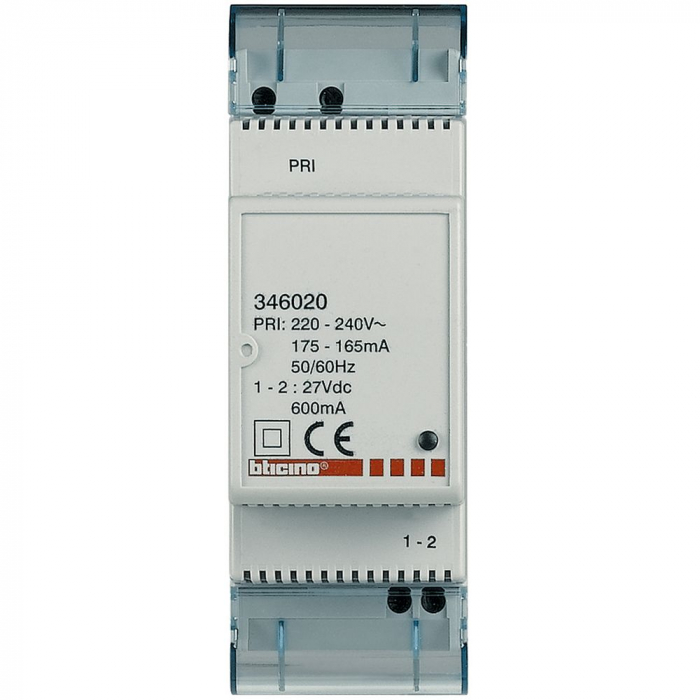 Alimentare suplimentara maxim 600mA Bticino 346020 [1]