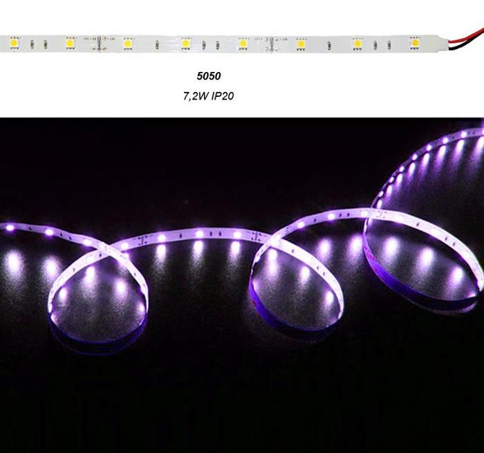 Banda LED 7.2W/m 12V IP20 RGB Lumen Adeleq 05-080/RGB [1]