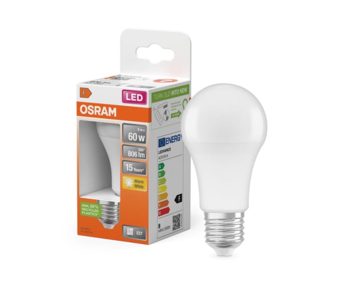 Bec LED A60 8W 806lm 2700K E27 Osram 4058075127357 [2]