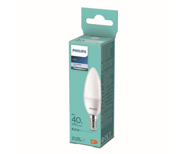 Bec LED B35 5W 470lm 4000K E14 Philips 8719514313323 [2]