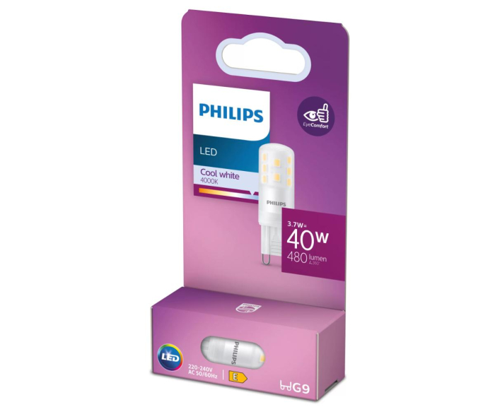 Bec LED capsula 3.7W 480lm 4000K G9 Philips 8720169301733 [2]