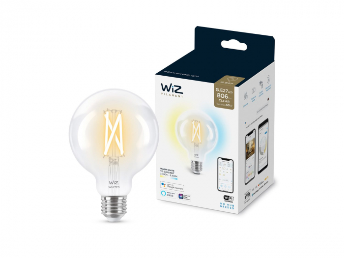 Bec led WiZ Wi-Fi Bluetooth 6.7W E27 2700-6500K 806lm Philips 8718699786694 [2]