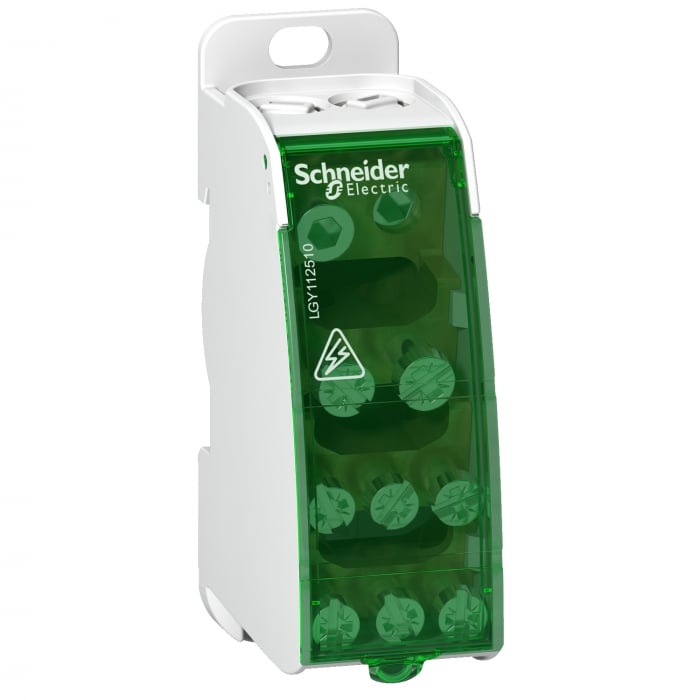 Bloc distributie repartitor 10 gauri 125A 1P Schneider LGY112510 [1]