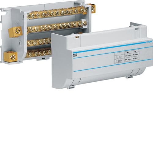 Bloc distributie repartitor 4P 160A 3x35+8x16 Hager KJ01D [1]
