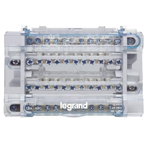 Bloc distributie repartitor modular 4P 100A 8M Legrand 400407 [2]