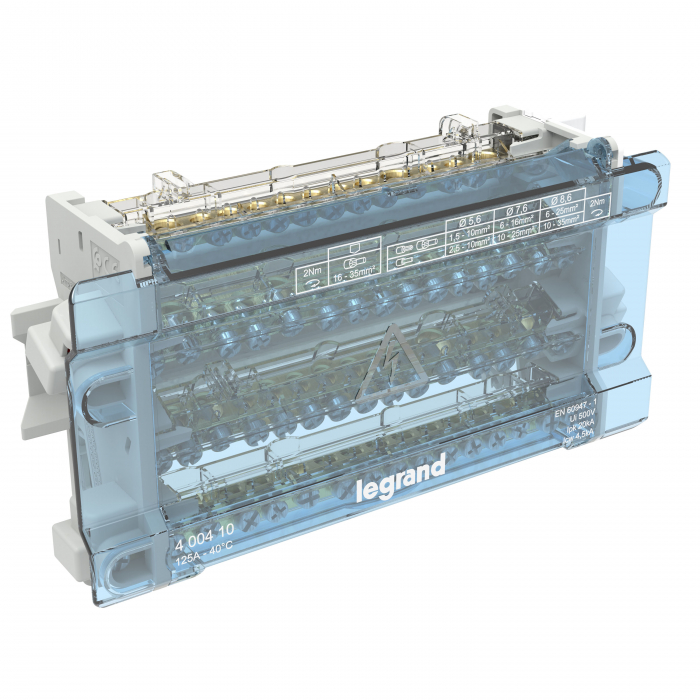 Bloc distributie repartitor modular 4P 125A 10M Legrand 400410 [1]