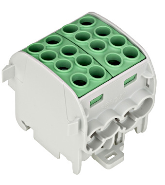 Clema de derivatie CU 35mmp 4 intrari - 4 iesiri galben/verde Schrack IK026232 [2]