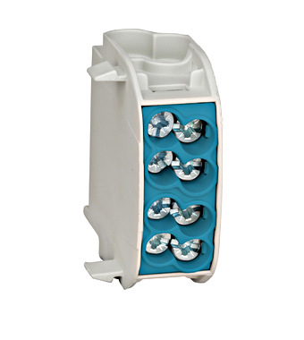Clema de derivatie CU 4pct 25mmp 1P albastru Schrack IK026120 [1]
