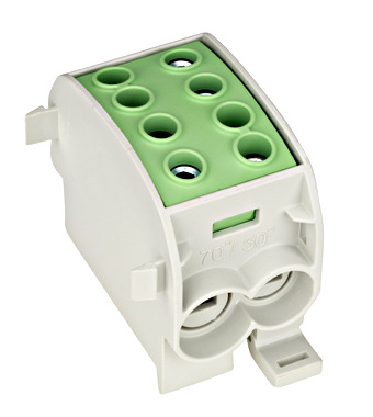 Clema de derivatie CU 70mmp 1P galben/verde Schrack IK026330 [3]