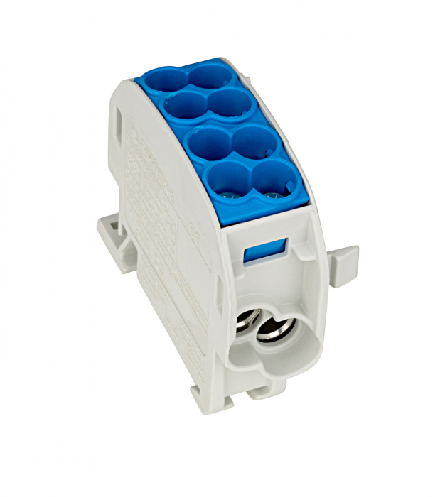 Clema de derivatie Cu-Al 25mmp 1P albastru Schrack IKA26120 [2]