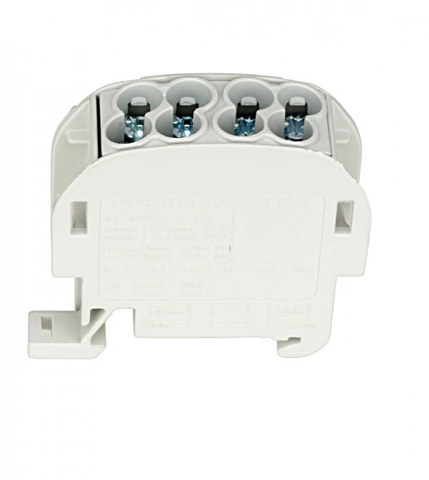 Clema de derivatie Cu-Al 25mmp 1P gri Schrack IKA26110 [3]