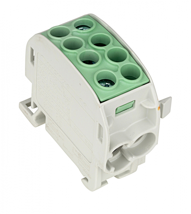 Clema de derivatie Cu-Al 35mmp 1P galben/verde Schrack IKA26230 [2]