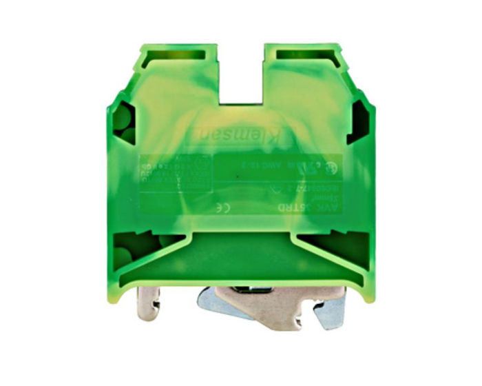 Clema sir conex. cu surub tip AVK 16-35mmp galben/verde IK622035-A [1]