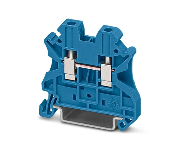 Clema sir UT 4 BU albastru 4mm 2 conexiuni Phoenix 3044115 [2]