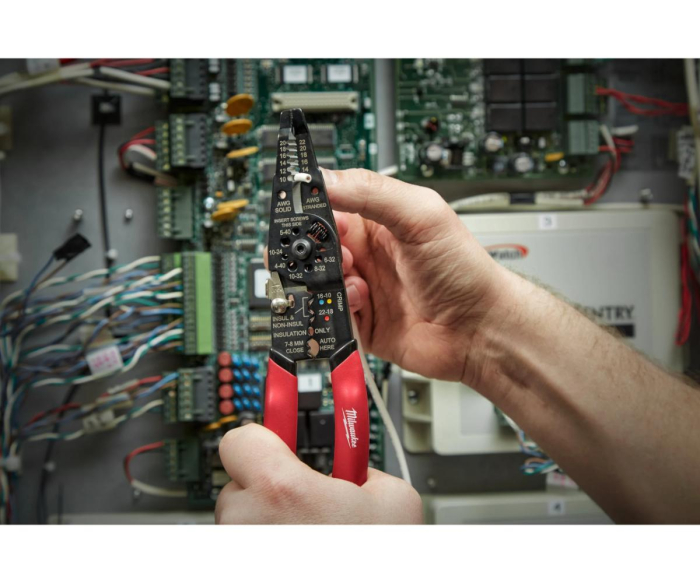 Cleste dezizolat cabluri cu sertizare Milwaukee 4932493816 [3]