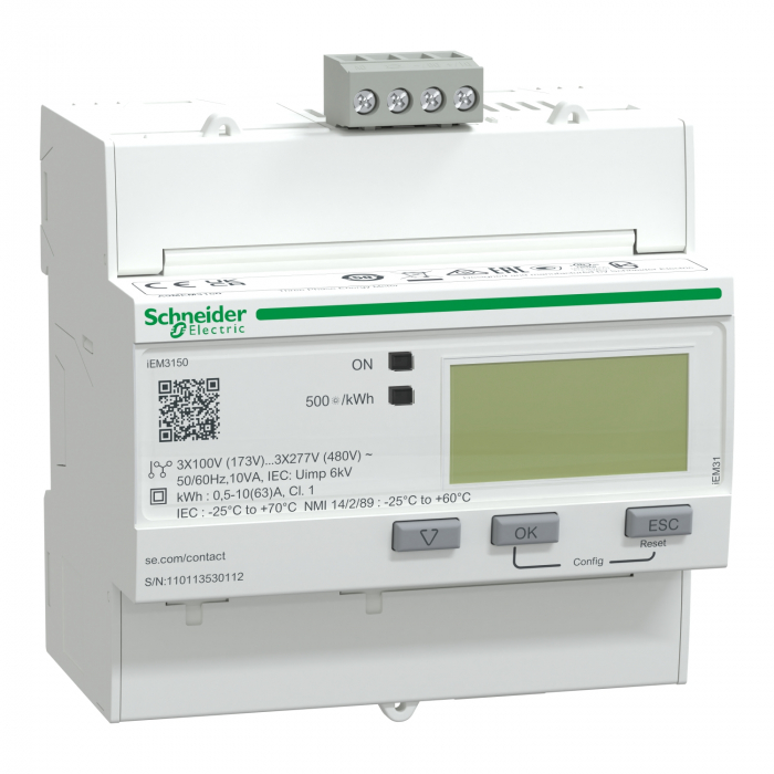 Contor trifazic digital direct 63A MODBUS 5M Schneider A9MEM3150 [1]