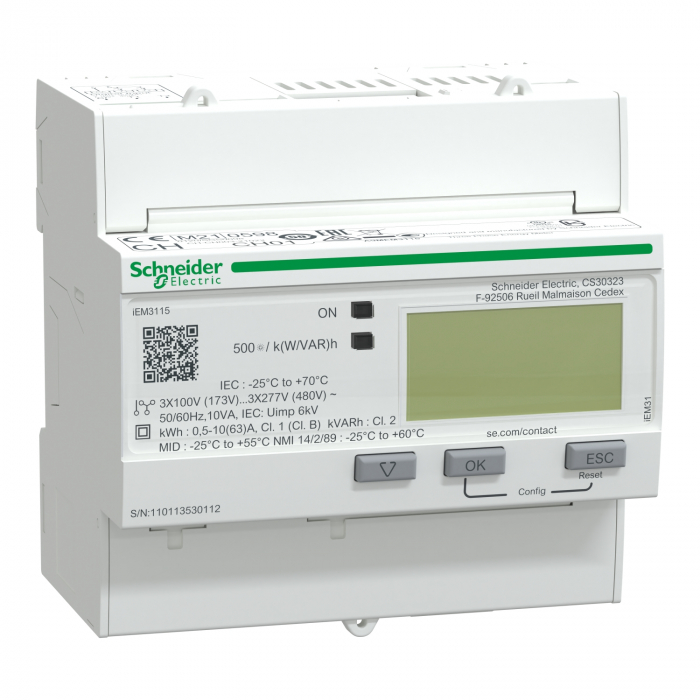 Contor trifazic digital direct 63A multitarif 5M Schneider A9MEM3115 [1]