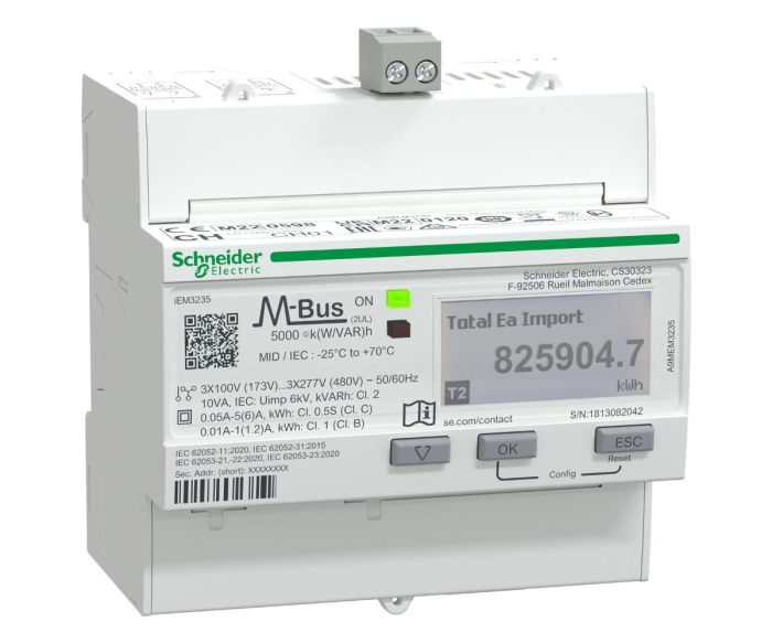 Contor trifazic digital M-BUS 5A multitarif Schneider A9MEM3235 [2]