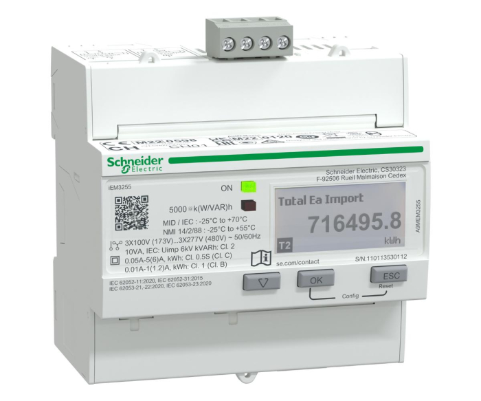 Contor trifazic digital multitarif 5A MODBUS Schneider A9MEM3255 [2]