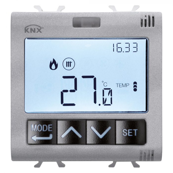Cronotermostat + control umiditate 2M Gewiss Chorus KNX titan GW14795H [1]