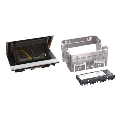 Cutie Pop-Up neechipata pentru blat 4M Legrand finisaj aluminiu 654803 [2]