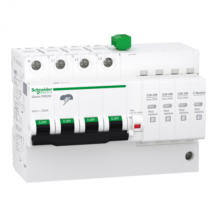 Descarcator cu transfer la distanta 3P+N 264V 20R Schneider A9L16297 [1]
