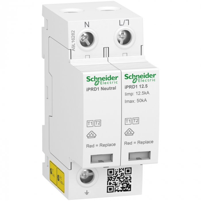 Descarcator supratensiune 1P+N 350V 12.5r Schneider A9L16282 [1]