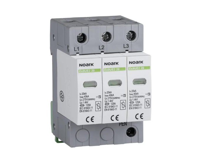 Descarcator T2 3P 275V 20kA fara semnalizare Noark 103353 [1]