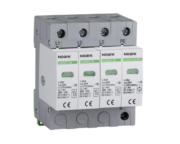 Descarcator T2 3P+N 275V 20kA fara semnalizare Noark 103355 [1]