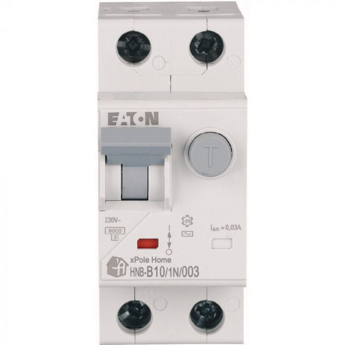 Diferential 10A 1P+N B 30mA 6kA HNB-B10/1N/003 Xpole Eaton 195119 [2]