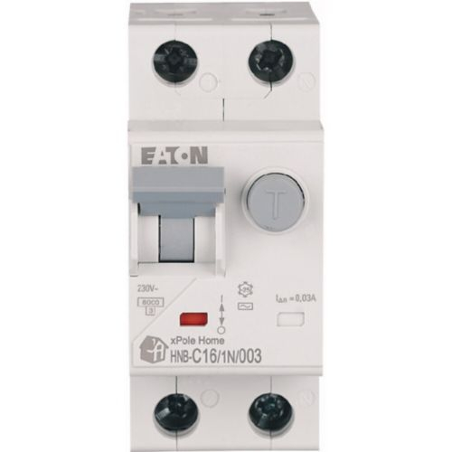 Diferential 16A 1P+N C 30mA 6kA Xpole Eaton HNB-C16/1N/003 [2]